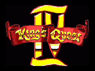 King's Quest IV: The Perils Of Rosella title screen for Amiga